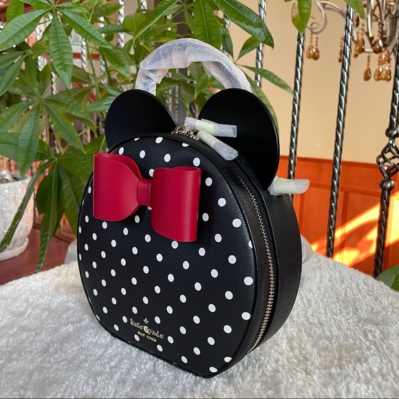 ‼️SOLD‼️ Disney x Kate Spade Minnie Mouse Crossbody Bag 🐭♠️ - Picture 7 of 17